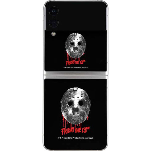 Warner Bros Friday the 13th Jason Voorhees Dripping Mask Galaxy Z Flip3 5G Skin